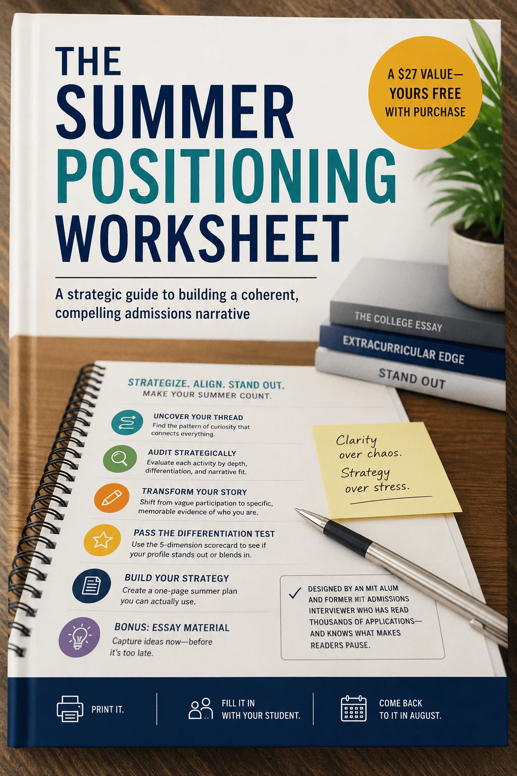 The Summer Positioning Worksheet